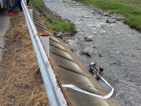 釜の口堰100ｍ下流